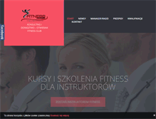 Tablet Screenshot of fitnessmanager.com.pl